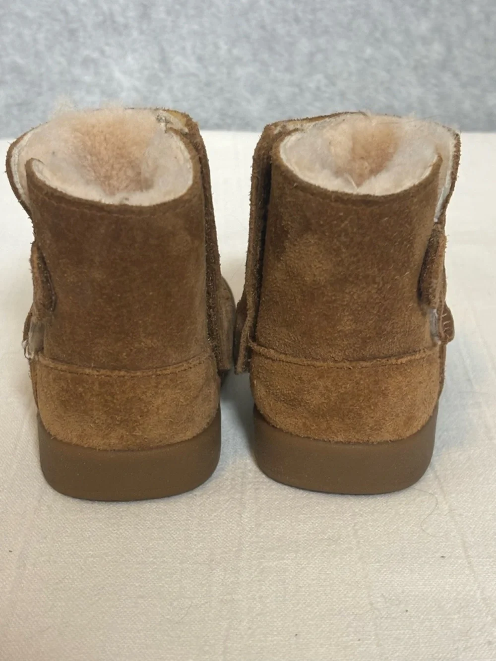 UGG Keelan Suede Boot-Chestnut Brown-Baby/Toddler Size 04/05